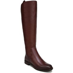 SOLD Franco Sarto Womens Meyer Brown Leather Wide Calf Tall Knee-High Boots